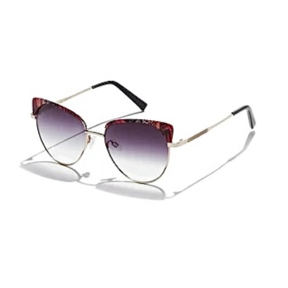 Kendall + Kylie Brinn Angled Metal Cat Eye Sunglasses NWT - Picture 1 of 6